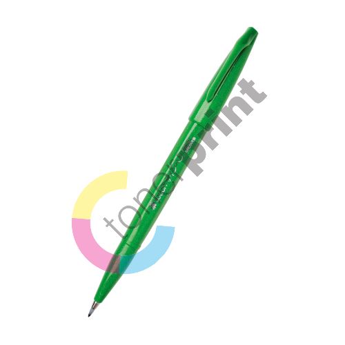 Pentel Brush Sign Pen touch SES15 zelený 3