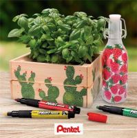 Popisovač lakový Pentel MMP20 Paint Marker, žlutý (1)