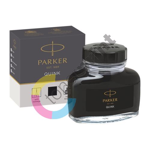 Inkoust Parker Quink, černá, v lahvičce 2