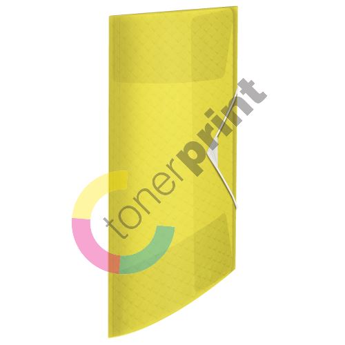 Desky s gumičkou Esselte Colour Ice, žlutá, 15 mm, PP, A4 1