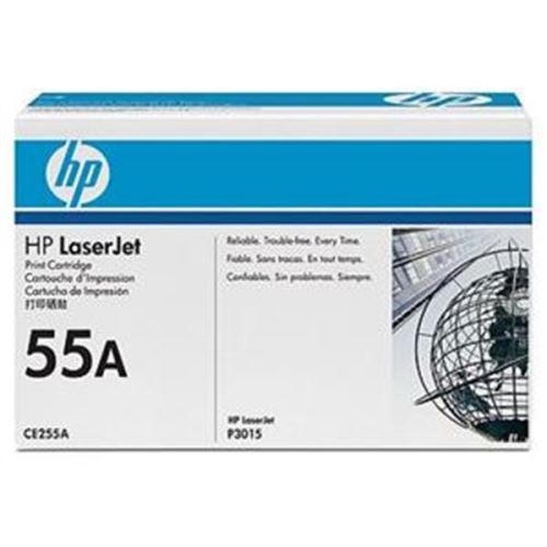 HP originální toner 55A (CE255A) Black pro LaserJet P3015 | 6 000 stran
