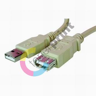 Kabel USB (2.0), A plug/A socket, 1,8m, přenosová rychlost 480Mb/s 1