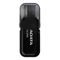 USB flash disk ADATA UV240 32 GB, USB 2.0, otočný kryt, černý