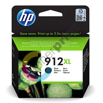 HP originální ink 3YL84AE#301, HP 912XL, black, blistr, 825str., high capacity, HP Officejet 8012, 8013, 8014, 8015 OJ Pro 8020