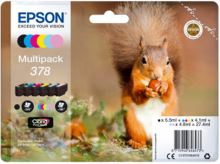 Inkoustové cartridge Epson 378, C13T37884010, 6 barev, 27,4 ml, XP-8500, originál Inkoustové cartridge Epson 378, C13T37884010, 6 barev, 27,4 ml, XP-8500, originál