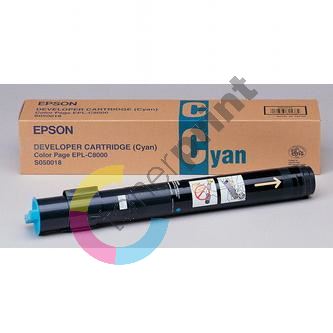 Toner Epson EPL-C8000, modrá, C13S050018 originál 1