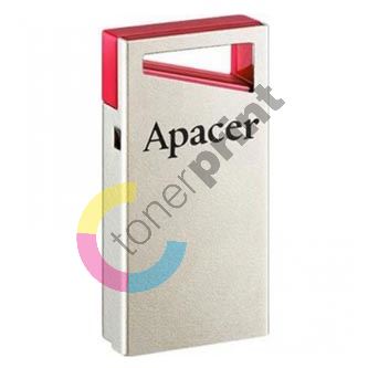 Apacer USB flash disk, USB 2.0, 16GB, AH112, stříbrný, AP16GAH112R-1, USB A
