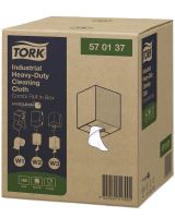 Tork Heavy-Duty průmyslová utěrka W1/W2/W3, bílá, 31,5 × 38 cm, 160 ks, 570137