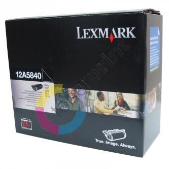 Toner Lexmark 12A5840 Optra T616, T612, T614, černá, originál