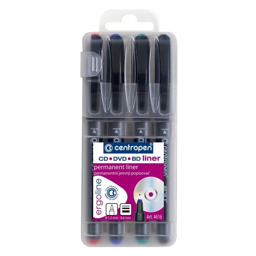 Popisovač Centropen 4616/4 CD/DVD/BD liner 0,6