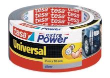 Textilní páska Tesa Extra Power Universal 50 mm × 25 m stříbrná