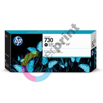 Inkoustová cartridge HP P2V73A, DesignJet T 1700, 1700 PS, black, No.730, originál