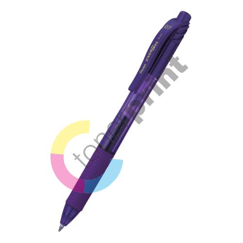 Pentel EnerGel BL107, kuličkové pero, fialové 1