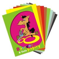 Složky barevných papírů Stepa A4, 8listů/složka 1 (4)
