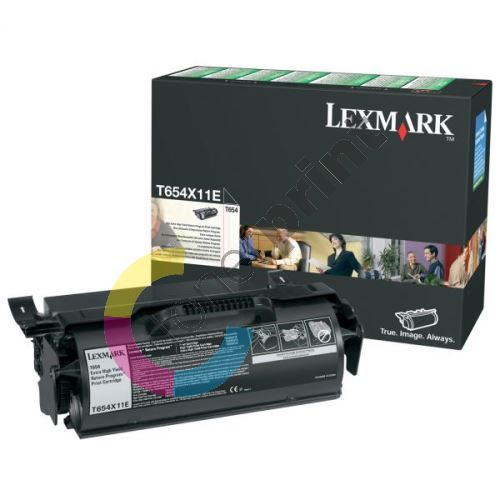 Toner Lexmark T654, T654X11E, originál 1