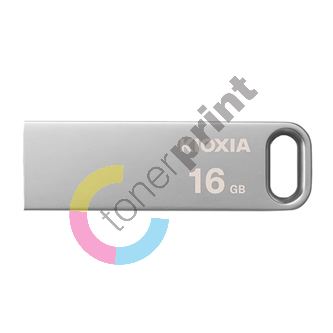 Kioxia USB flash disk, USB 3.0, 16GB, Biwako U366, Biwako U366, stříbrný, LU366S016GG4, US