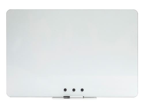 Bílá bezrámová magnetická tabule Qboard 150 x 97 cm (870687)