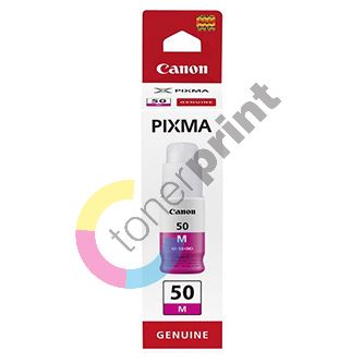 Inkoustová cartridge Canon GI-50M, Pixma G5050, G6050, 3404C001, magenta, originál