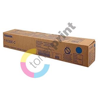 Toner Toshiba T-FC50EC, cyan, 6AJ00000113, originál 1