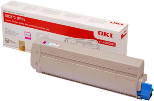 Toner OKI 45862815, MC873, magenta, originál