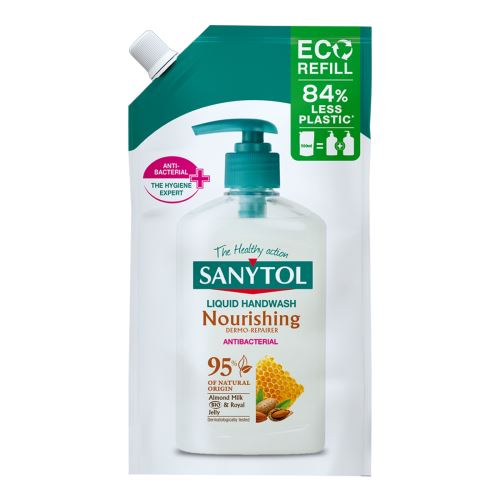 Sanytol dezinfekční tekuté mýdlo vyživující náhradní náplň 500 ml