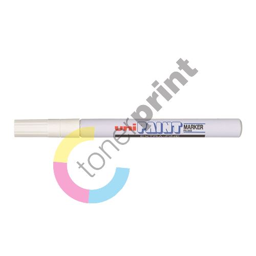 Uni Paint lakový popisovač PX-203, 0,8 mm, bílý 1