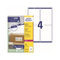 Adresní etikety AVERY QuickPEEL &amp; BlockOut 99,1 x 139