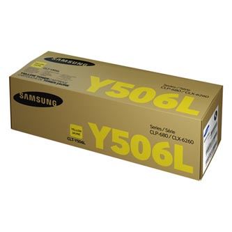 Toner Samsung CLT-Y506L, CLP-680, 680ND, CLX-6260, yellow, SU515A, originál