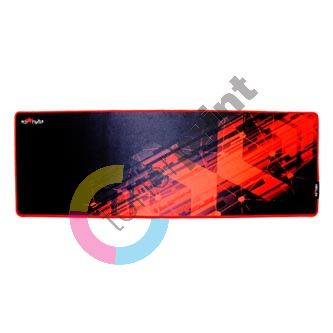 Podložka pod myš, P2-XL, herní, černo-červená, 78 x 27 x 0.4 cm, Red Fighter
