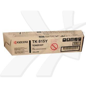Toner Kyocera TK-815Y, KM-C2630PN, žlutý, originál