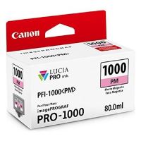 Inkoustová cartridge Canon PFI-1000PM, 0551C001, photo magenta, 80 ml, originál