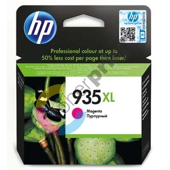 HP originální ink C2P25AE, HP 935XL, magenta, 825str., 9,5ml, HP Officejet 6812,6815,Officejet Pro 6230,6830,6835