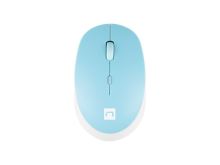 Bezdrátová optická myš Natec Harrier 2, Bluetooth 5.1, 1600 DPI, tichá, světle modrá