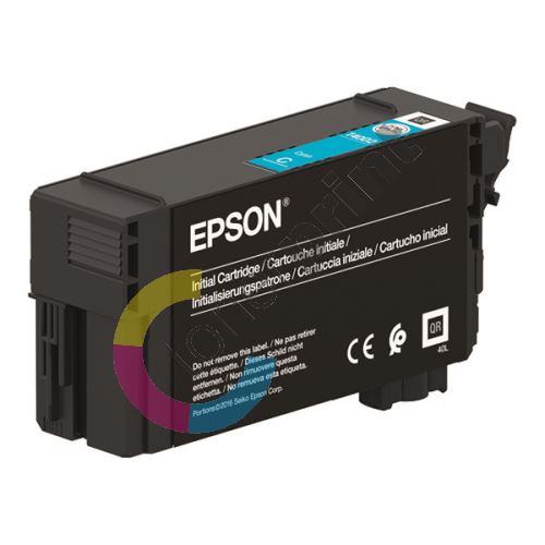Cartridge Epson C13T40C240, cyan, originál 1
