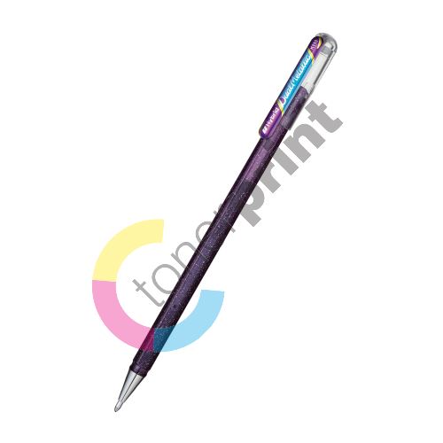 Pentel K110-DVX Hybrid Dual Metallic Violet/Metallic Blue 1