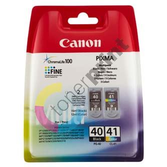 Canon originální ink PG40/CL41 multipack, black/color, blistr s ochranou, 16,9ml, 0615B051, Canon 2-pack iP1600, 2200, MP150, 170,