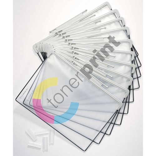 Tarifold náhradní rámečky s kapsami pro řadu Design, A4, otevřené shora, šedé, 5 ks 1