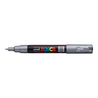 Akrylový popisovač Uni Posca PC-1M, 0,7 mm, stříbrný