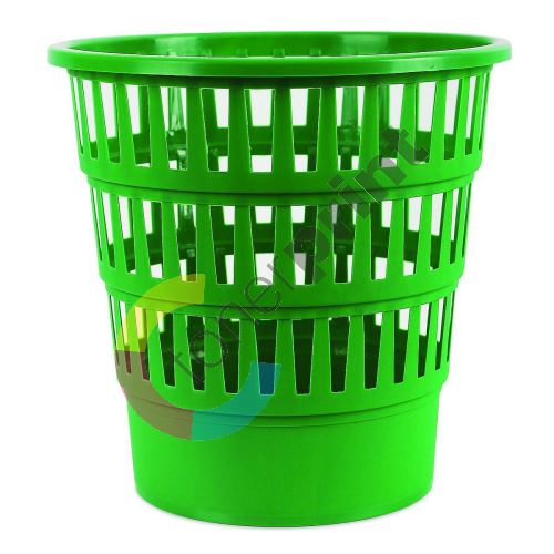Office Products odpadkový koš perforovaný, 16 l, PP, zelený