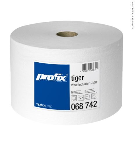 TEMCA PROFIX Tiger Wipers 350 bílá průmyslová utěrka 23,5 × 34 cm, 2 × 350 ks, T068742