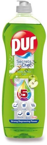 Pur Secrets of Chef Soda Effect Apple prostředek na ruční mytí nádobí 750 ml