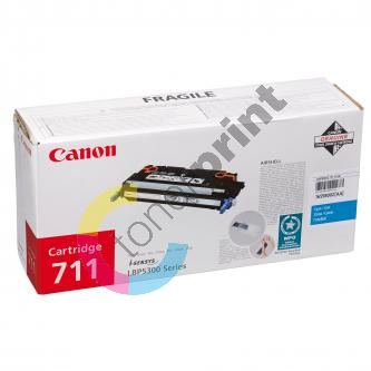 Toner Canon CRG-711C, LBP-5300, modrá, CRG711C, originál