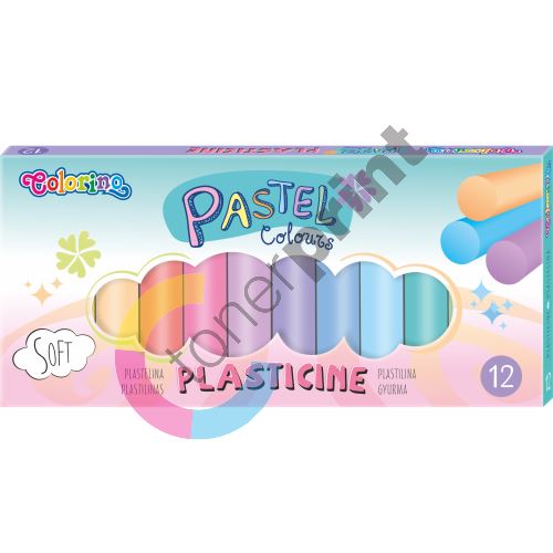 Colorino Pastel modelovací hmota, měkká, 12 barev 1