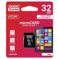 Goodram 32GB Micro Secure Digital Card, UHS-I, s adaptérem