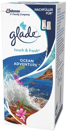 Glade Touch & Fresh Ocean Adventure osvěžovač vzduchu náhradní náplň s vůní oceánu 10 ml