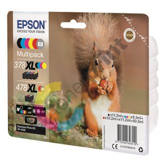 Inkoustová cartridge Epson C13T379D4010, XP-15000, CMYK, 378XL+478XL, originál