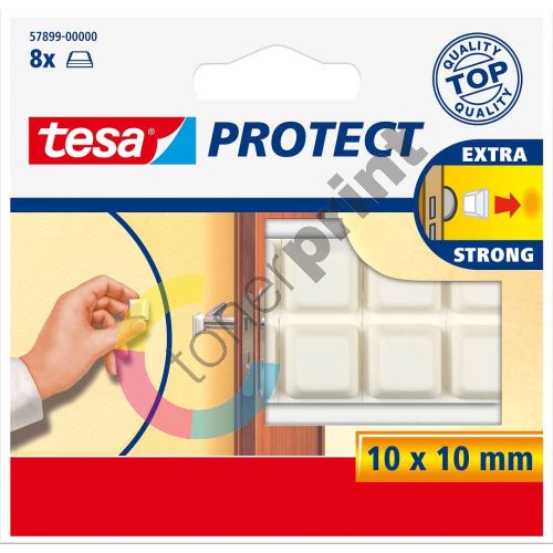 Ochranné nárazníky Protect, bílá, 10 mm x 10 mm Tesa 1