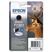 Inkoustová cartridge Epson T1301, C13T13014012, black, 25,4 ml, XL, originál