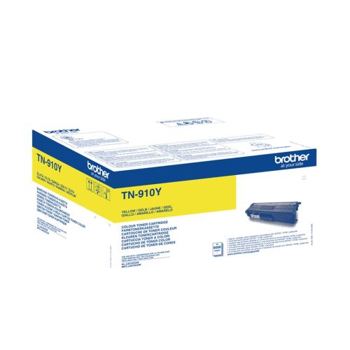 Toner Brother TN910Y, HL-L8350CDW, MFC-L8900CDW, yellow, originál
