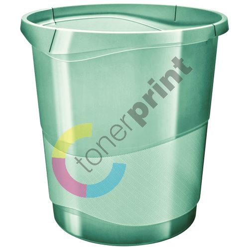 Odpadkový koš Esselte Colour Ice, průhledná zelená, 14 l 1